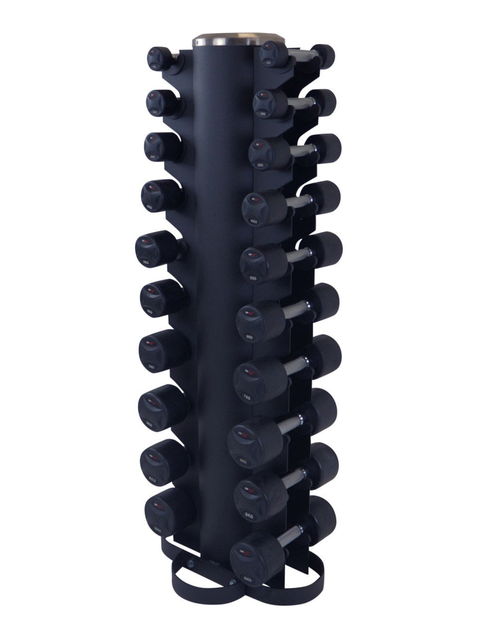 Lifemaxx Fast Håndvægtsæt Inkl. Stativ 1-10 kg