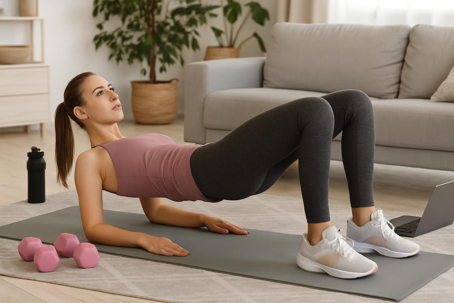 7 nemme hjemmetræningsøvelser for travle kvinder