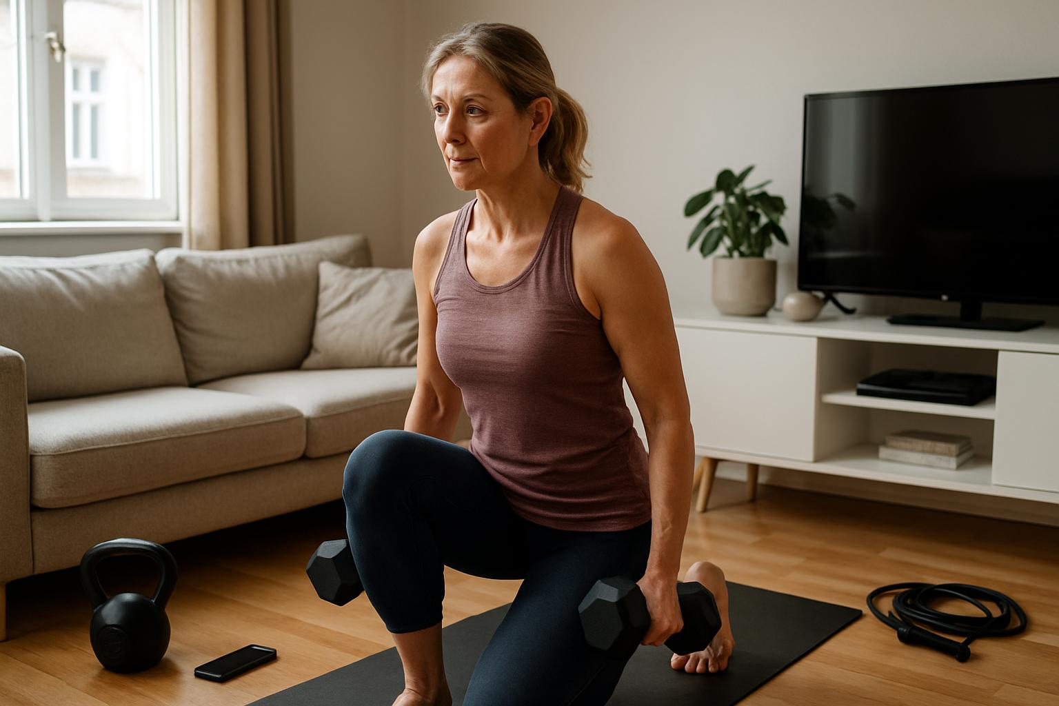 Hjemmetræning for kvinder over 40 – skånsomme men effektive øvelser