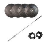 SQ&SN OL Vægtstangssæt 50 kg Sort