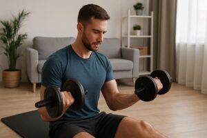 10 effektive biceps øvelser du kan lave hjemme – Uden fitnesscenter