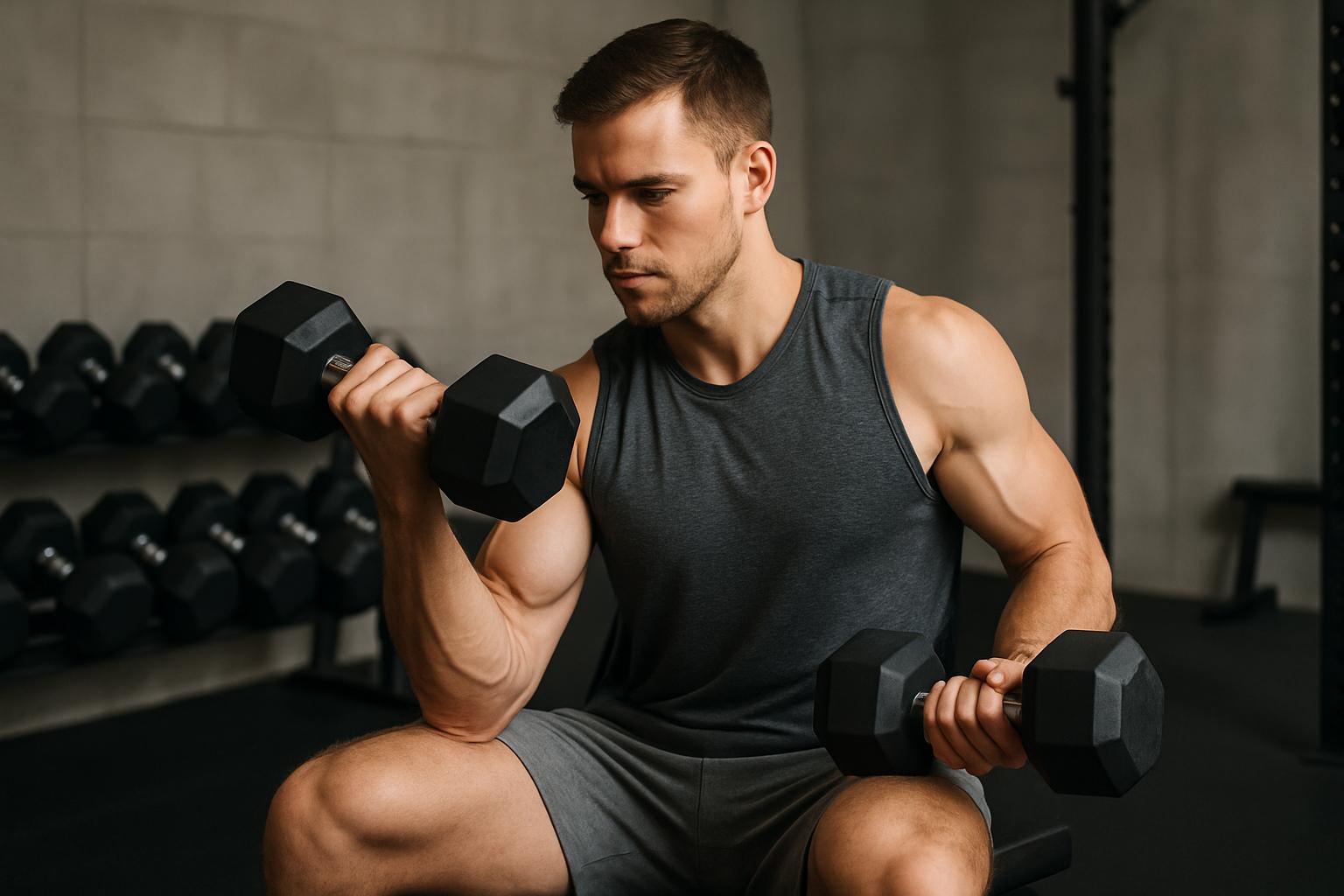 5 effektive biceps øvelser med håndvægte til hjemmetræning