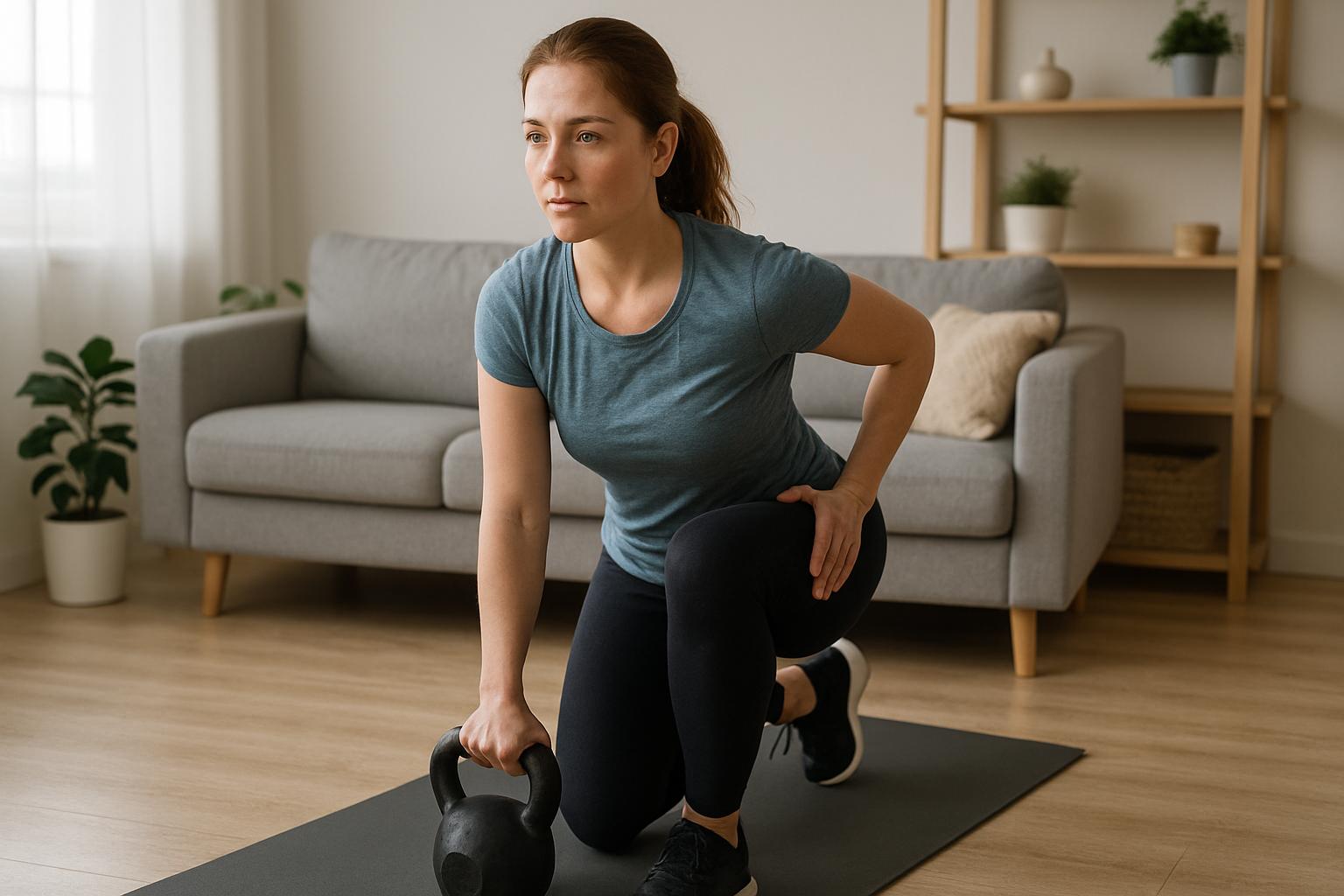 8 kettlebell øvelser du kan lave hjemme – Full body træning