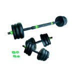 ASG Justerbart Vægtsæt - Sort/Grøn - Flere vægtklasser