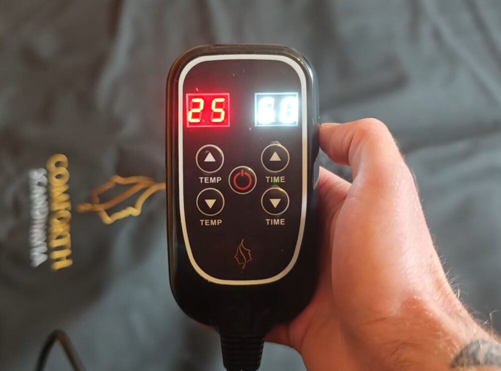 Jeg bruger Comforth saunatæppe controller