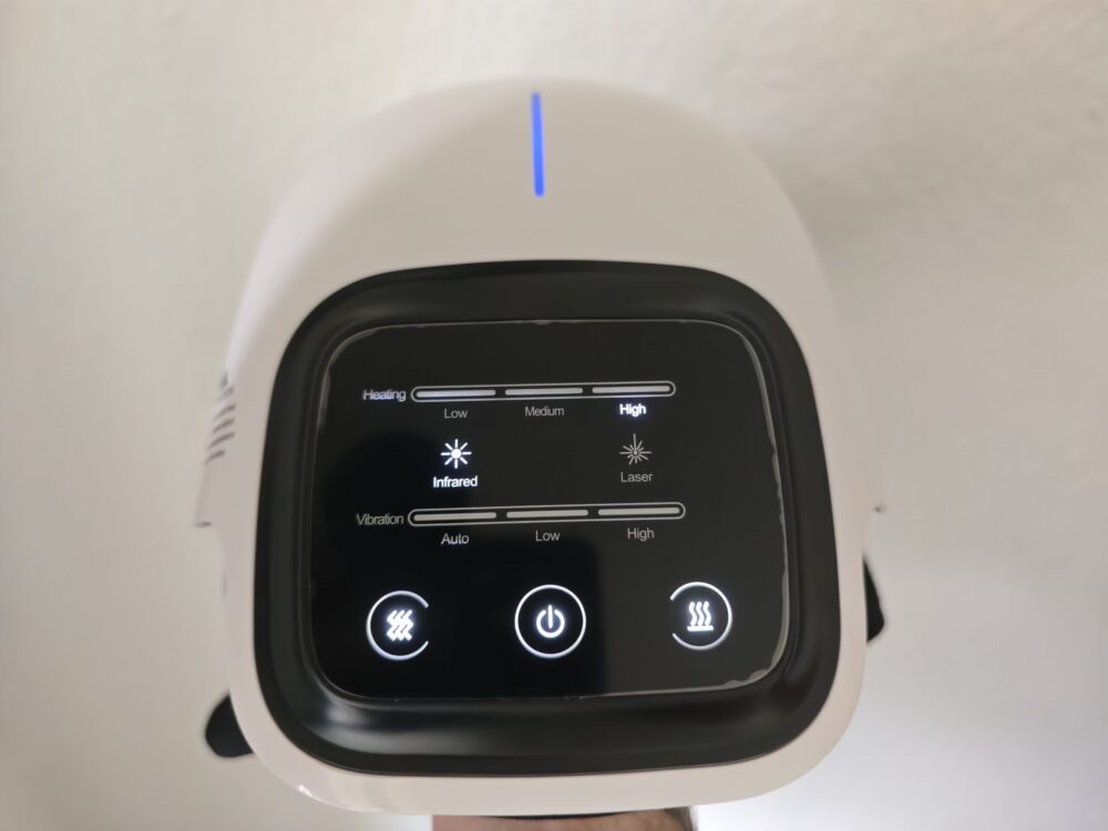 Kneelux Pro knæmaskine tændt