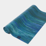Manduka eKo Super lite Rejse yogamåtte 1,5mm. Blue Toad Marble